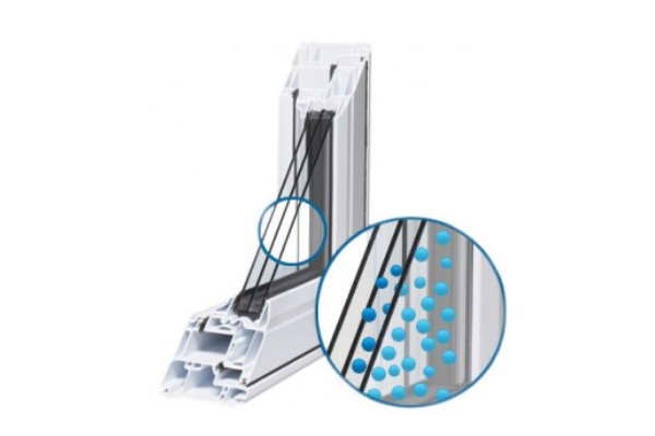 گاز آرگون در پنجره (شیشه) دو جداره